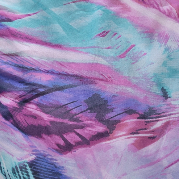 Charlie Jade Feather Print Maxi, VGUC, Size L - Picture 6 of 8